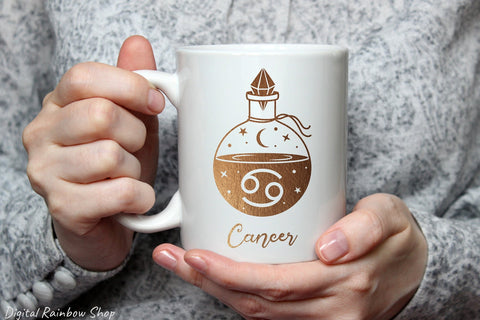 Zodiac signs svg bundle, horoscope, astrology svg witchcraft SVG Digital Rainbow Shop 