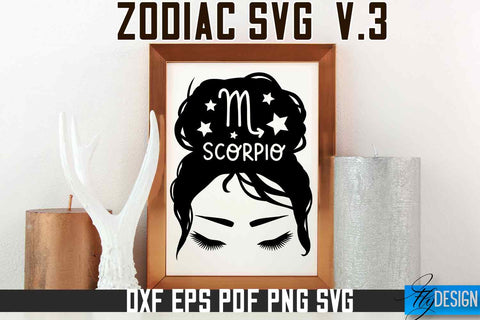 Zodiac SVG | Astrology Design | SVG Design SVG Fly Design 