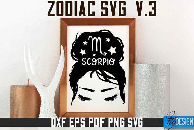 Zodiac SVG | Astrology Design | SVG Design SVG Fly Design 