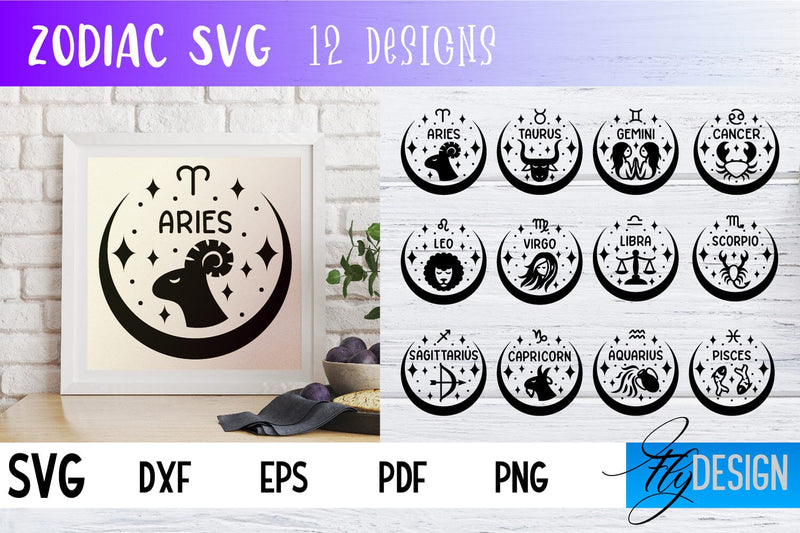 Zodiac SVG | Astrology | SVG Design SVG Fly Design 