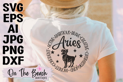 Zodiac SVG Bundle 12 Designs SVG Cutting PNG Sublimation SVG On the Beach Boutique 
