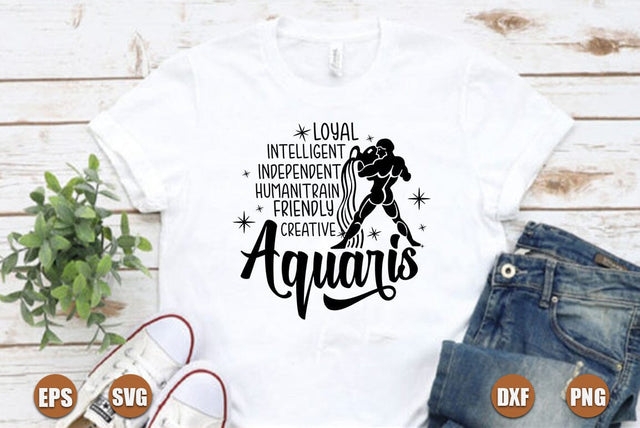 Zodiac SVG Design, Aquarius SVG FiveStarCrafting 