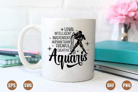 Zodiac SVG Design, Aquarius SVG FiveStarCrafting 