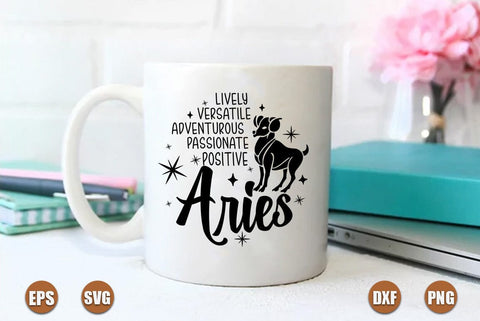 Zodiac SVG Design, Aries SVG FiveStarCrafting 