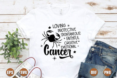 Zodiac SVG Design, Cancer SVG FiveStarCrafting 