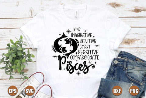 Zodiac SVG Design, Pisces SVG FiveStarCrafting 