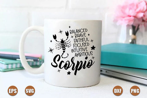 Zodiac SVG Design, Scorpio SVG FiveStarCrafting 