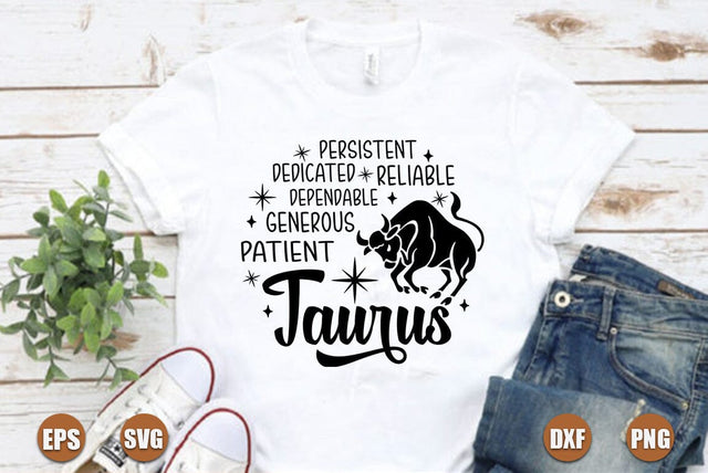 Zodiac SVG Design, Taurus SVG FiveStarCrafting 