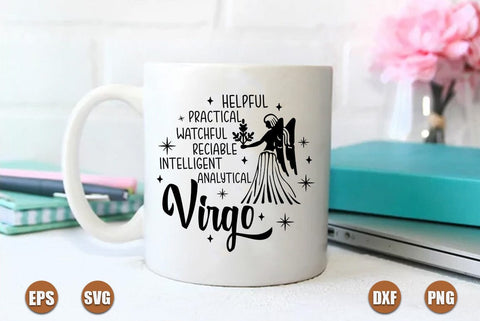 Zodiac SVG Design, Virgo SVG FiveStarCrafting 