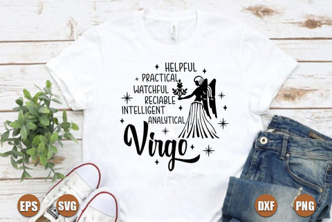 Zodiac SVG Design, Virgo SVG FiveStarCrafting 