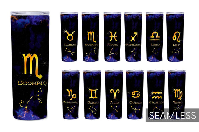 Zodiac Tumbler Sublimation Bundle Sublimation SvgOcean 