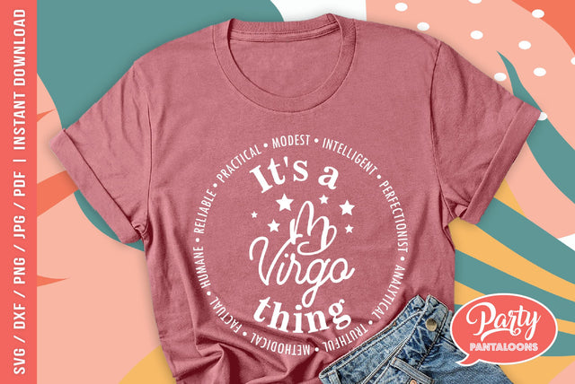 ZODIAC VIRGO | cute zodiac signs SVG SVG Partypantaloons 