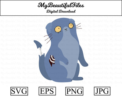 Zombie Cat - Halloween SVG MyBeautifulFiles 