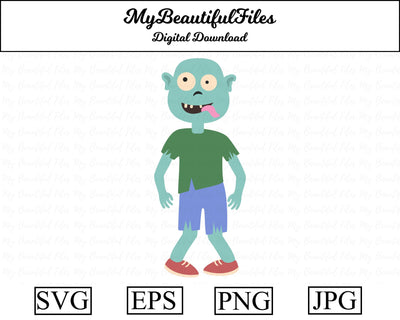 Zombie Clipart SVG MyBeautifulFiles 