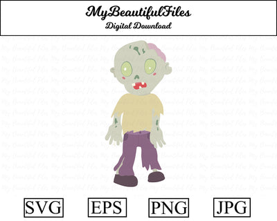 Zombie - Halloween SVG MyBeautifulFiles 