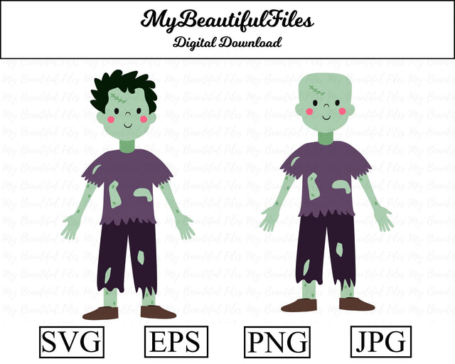 zombie - halloween SVG MyBeautifulFiles 