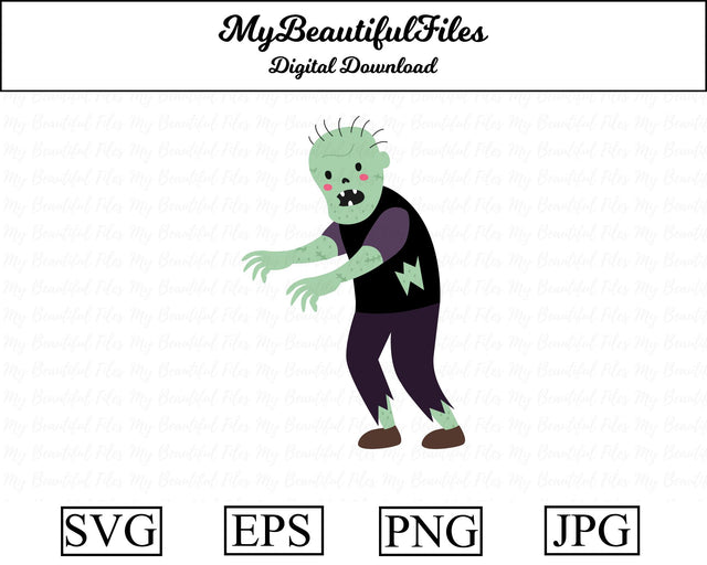 zombie - halloween SVG MyBeautifulFiles 