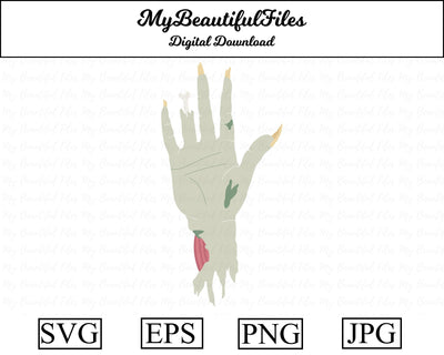 Zombie Hand - Halloween SVG MyBeautifulFiles 