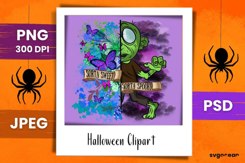 Zombie Sublimation | PNG Bundle | Sorta Sweet Sorta Spooky SVG SvgOcean 