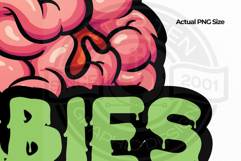 Zombies Eat Brains SVG AfterTenDesign 
