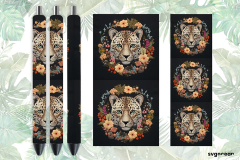 Zoo Embroidery Animals Pen Wraps | Sublimation Bundle SVG SvgOcean 