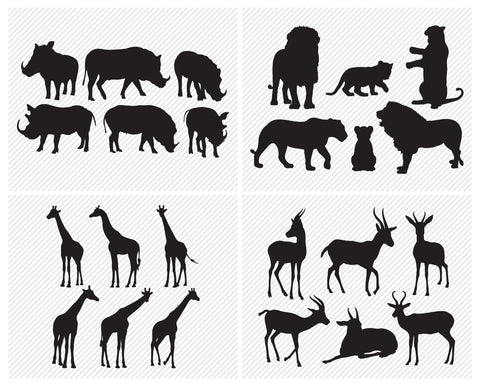 Zoo Safari Wildlife Super Bundle | Outdoor SVG SVG Texas Southern Cuts 