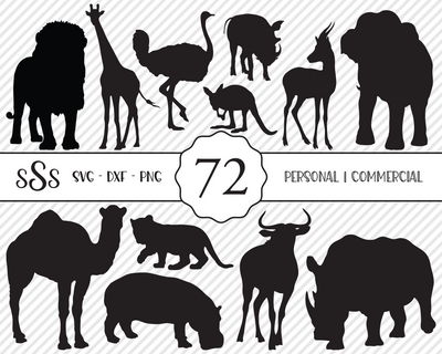 Zoo Safari Wildlife Super Bundle | Outdoor SVG SVG Texas Southern Cuts 