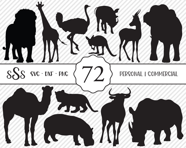 Zoo Safari Wildlife Super Bundle | Outdoor SVG SVG Texas Southern Cuts 