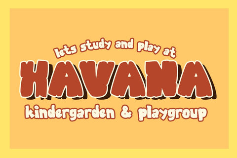 Zooberg - Kids Bold Cartoon Font Masyafi Studio 