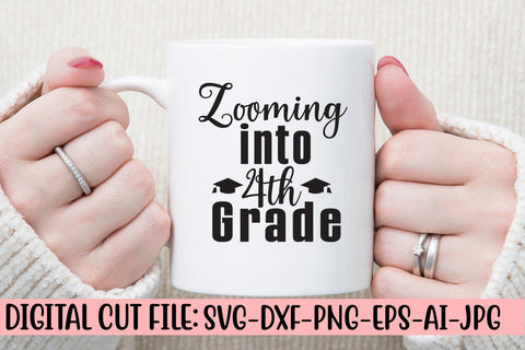 Zooming into 4th Grade SVG Cut File SVG Syaman 