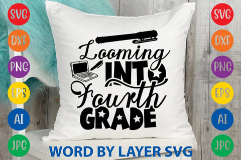 Zooming Into Fourth Grade SVG Design SVG Rafiqul20606 