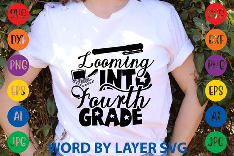 Zooming Into Fourth Grade SVG Design SVG Rafiqul20606 