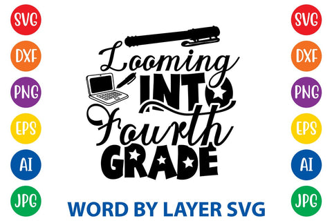 Zooming Into Fourth Grade SVG Design SVG Rafiqul20606 