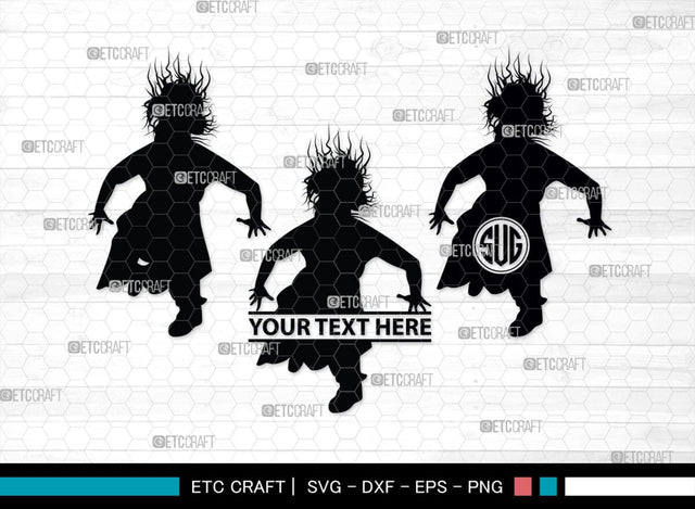 Zumba Girl Monogram, Zumba Girl Silhouette, Zumba Girl SVG, Zumba Svg, Girl Svg, Fitness Girl Svg, SB00423 SVG ETC Craft 