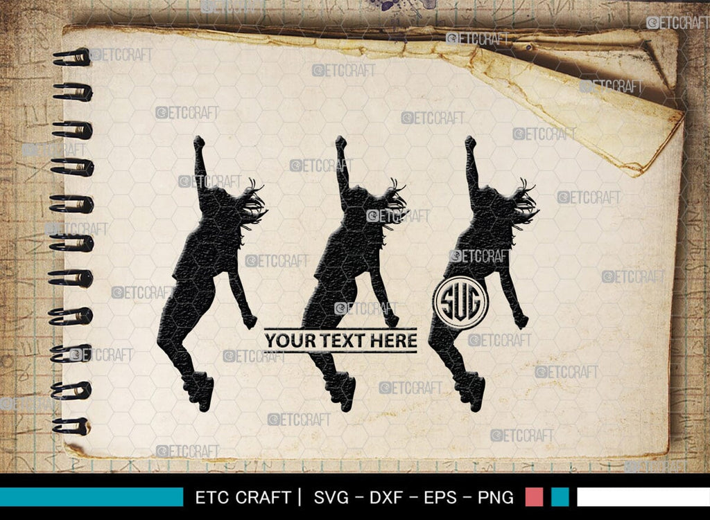 Zumba Girl Monogram, Zumba Girl Silhouette, Zumba Girl SVG, Zumba Svg ...