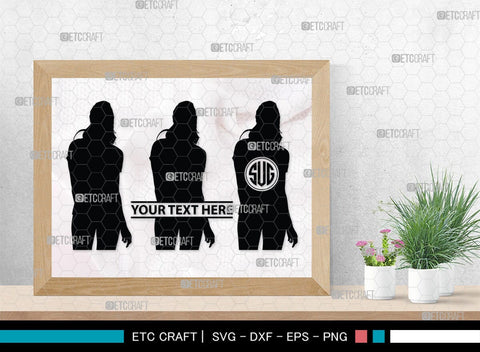 Zumba Girl Monogram, Zumba Girl Silhouette, Zumba Girl SVG, Zumba Svg, Girl Svg, Fitness Girl Svg, SB00423 SVG ETC Craft 