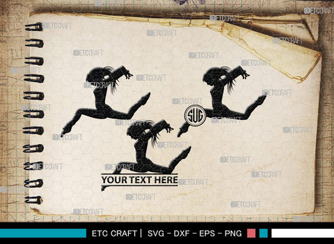 Zumba Girl Monogram, Zumba Girl Silhouette, Zumba Girl SVG, Zumba Svg, Girl Svg, Fitness Girl Svg, SB00423 SVG ETC Craft 