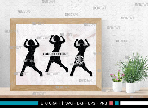 Zumba Girl Monogram, Zumba Girl Silhouette, Zumba Girl SVG, Zumba Svg, Girl Svg, Fitness Girl Svg, SB00423 SVG ETC Craft 