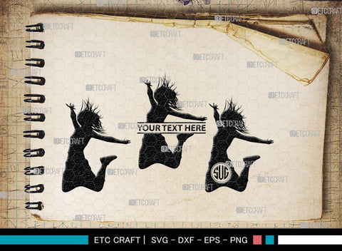 Zumba Girl Monogram, Zumba Girl Silhouette, Zumba Girl SVG, Zumba Svg, Girl Svg, Fitness Girl Svg, SB00423 SVG ETC Craft 