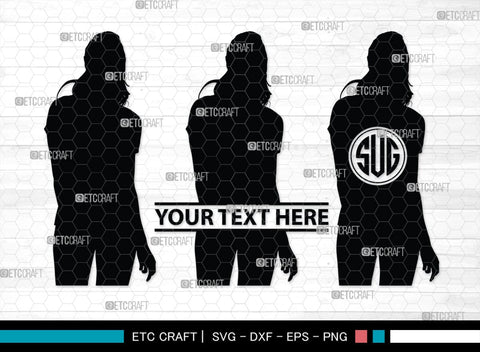 Zumba Girl Monogram, Zumba Girl Silhouette, Zumba Girl SVG, Zumba Svg, Girl Svg, Fitness Girl Svg, SB00423 SVG ETC Craft 